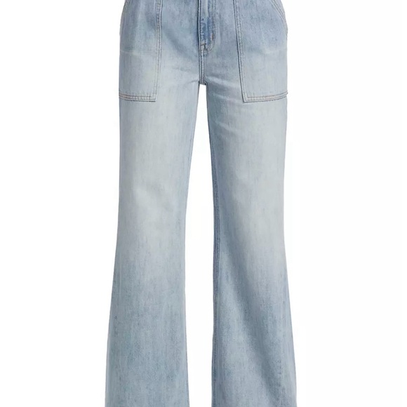 Pistola Utility Ruby High-Rise Wide Palazzo Jeans Size 32 (10-12) Wide Leg - Picture 3 of 7